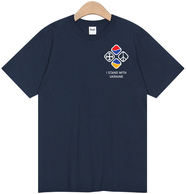 팀스핏 18수 스탠드위드UK 통기성 티셔츠