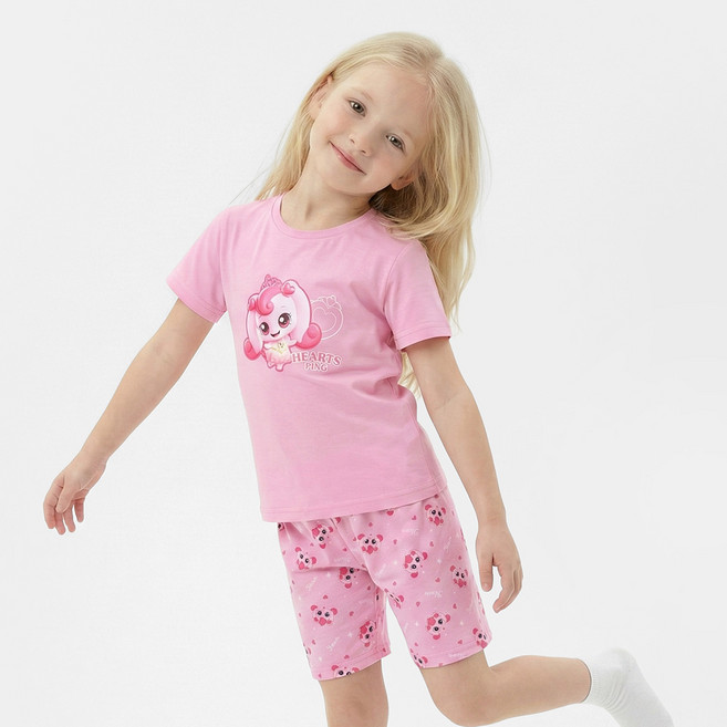 프리미에팜 아동용 캐치 티니핑 쿨터치 5부 상하복 세트 OG1EW49469