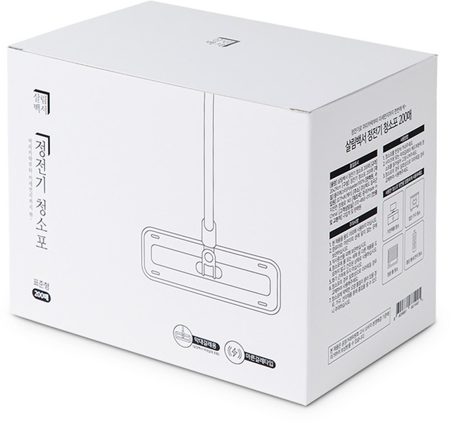 살림백서 정전기 청소포, 1개