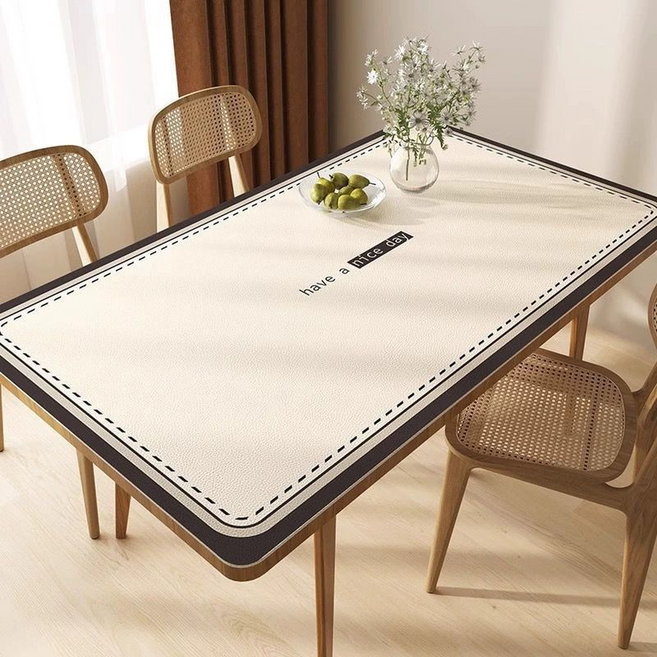 테이아 워시프리 방수 내열 테이블 보호커버 매트 1.8mm, #6 디자인, 1개, 60 x 120 cm