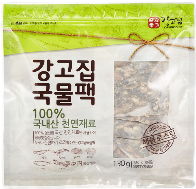 강고집 강고집 국물팩 10p, 130g, 1개
