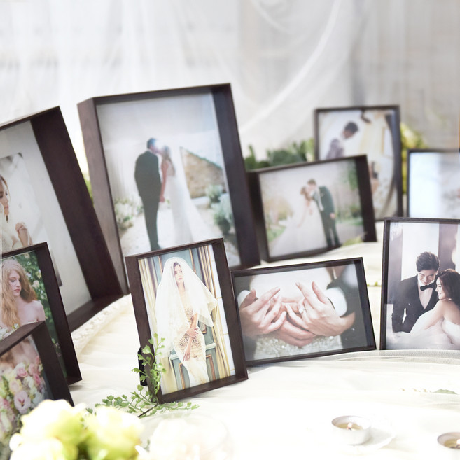 우드로하우스 웨딩액자 풀세트 10p, 월넛, 1개