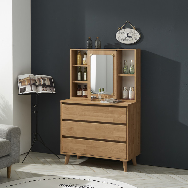 신영원목 은하수 C타입 수납 화장대 방문설치, 엘다