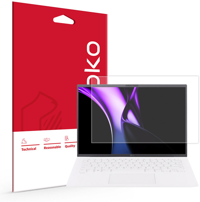 스코코 올레포빅 액정보호필름 세트, 1세트