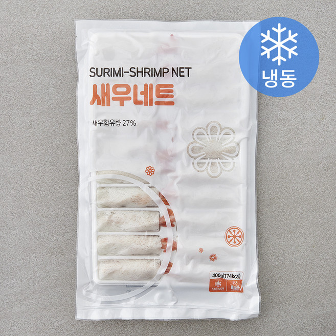 랜시 베트남산 새우네트 (냉동), 400g, 1개