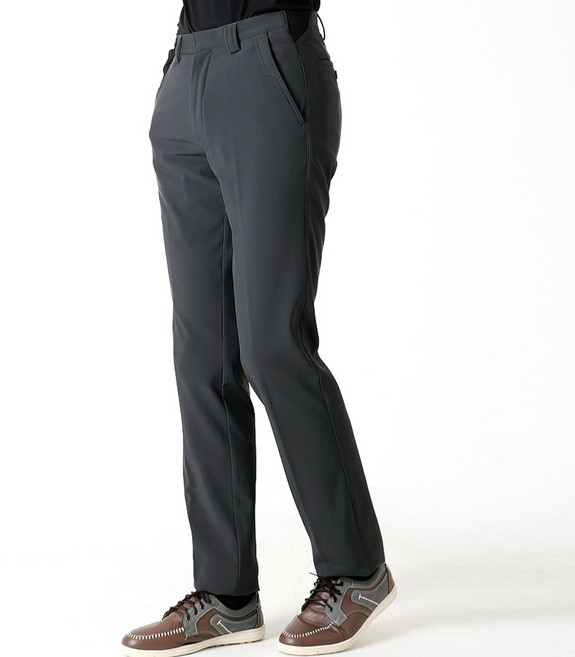 남성용 트레디 트라이앵글 노턱 스판 기모 골프팬츠 KSW421