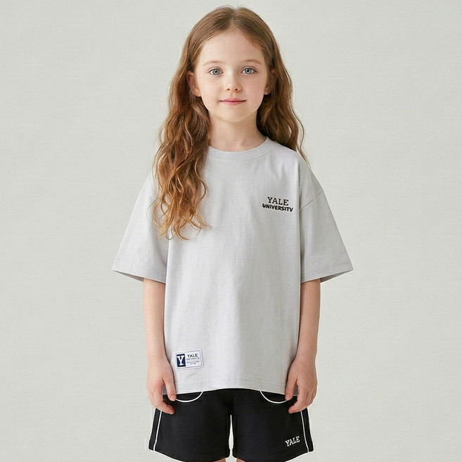 예일키즈 아동용 예일 쿨스킨 뉴 헤이븐 티셔츠 YJPTHSF23459