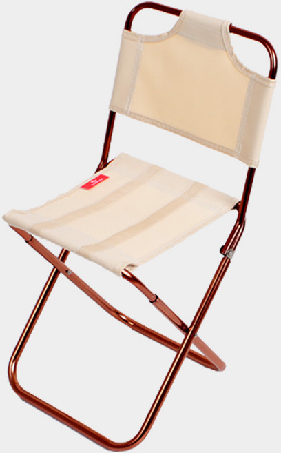 카디움 두랄루민 등받이형 미니 의자 ES-711, 아이보리, 1개