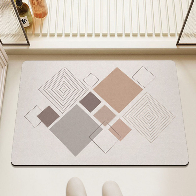 하이어데코 모던 인테리어 디자인 규조토 빨아쓰는 발매트, 9번