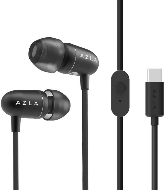 아즈라 C타입용 하이엔드 유선이어폰 AZT-C500 블랙