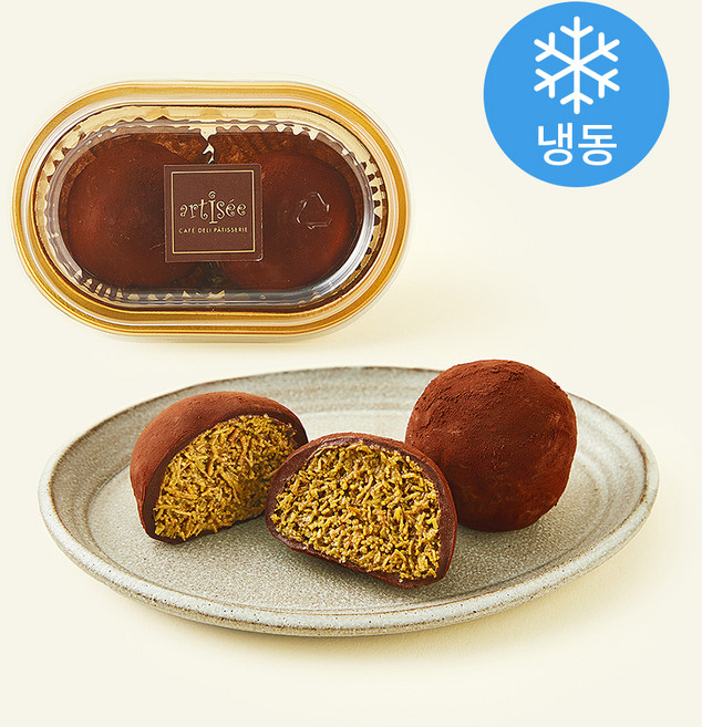 아티제 두바이 쫀득 쿠키 (냉동), 50g, 1개, 2개입