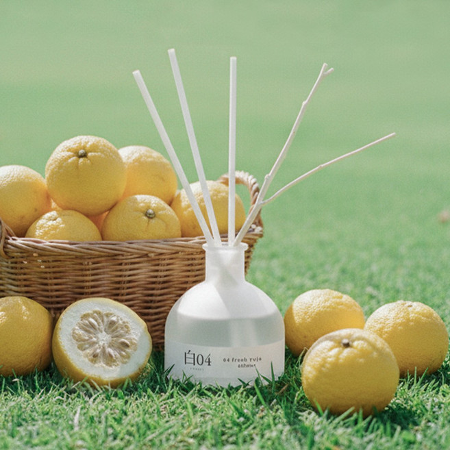 순백수 프레시 디퓨저, 1개, 150ml, 유자향