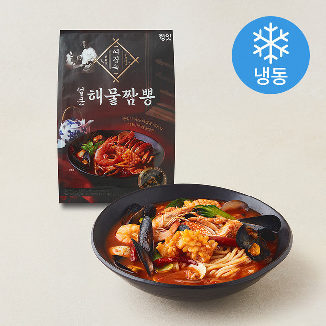 윙잇 여경옥셰프 얼큰 해물짬뽕 (냉동), 630g, 1개