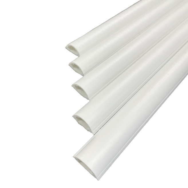 리빙포올 고강도 전선몰딩 1호, 화이트, 10개