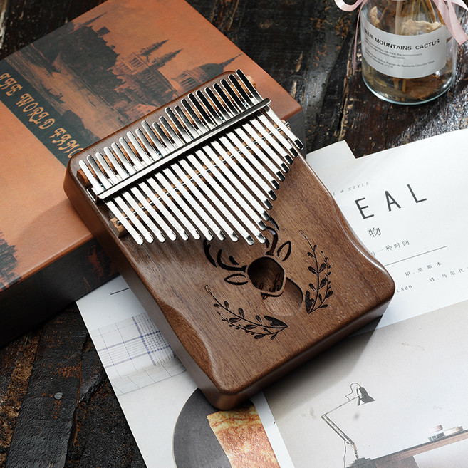 原聲卡林巴琴 21音 復古鹿, 1個