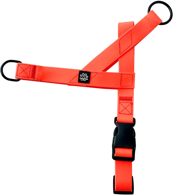 멍템 방수 하네스 앞섬방지, 네온 오렌지, 1개