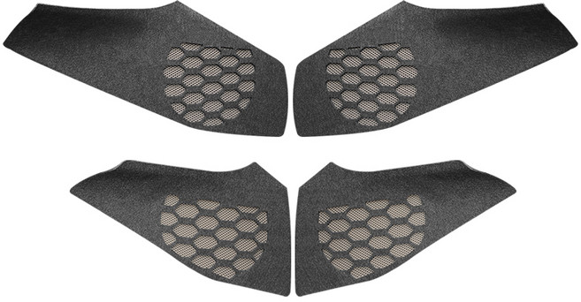 렉스디 스크래치 방지 도어 스피커 커버 엠블럼 무, K8 2021, 기아