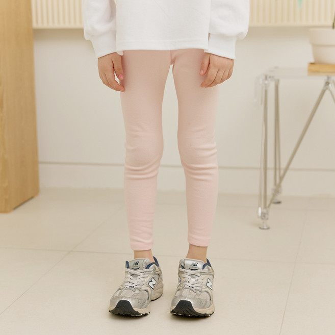 (주)유라비 아동용 코튼캔디 면 하이웨스트 밴딩 레깅스
