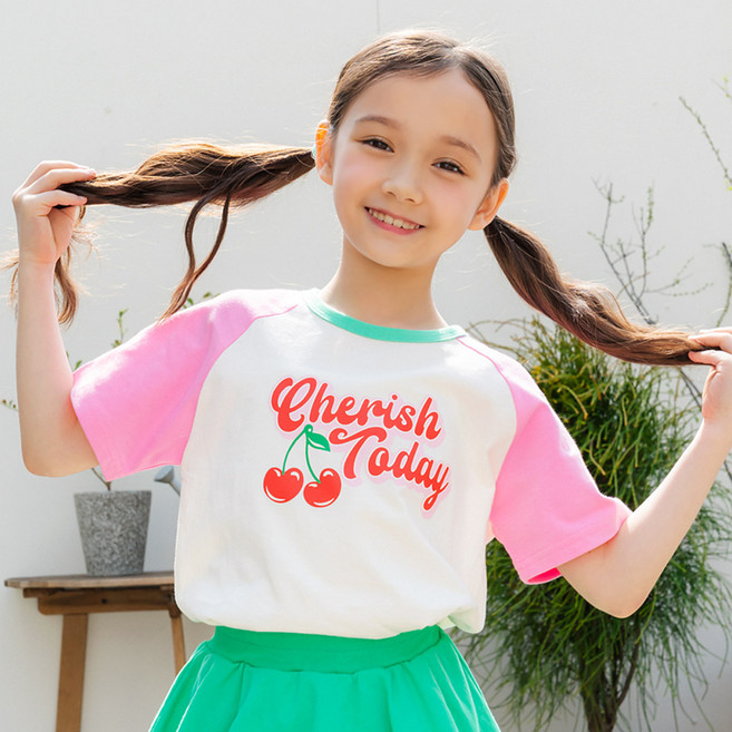 라라아망 아몬드 라글란 티셔츠