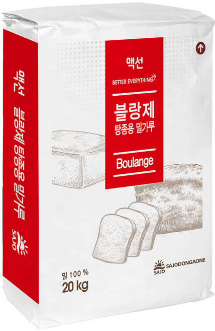 MCSUN 블랑제 탕종용 밀가루, 20kg, 1개