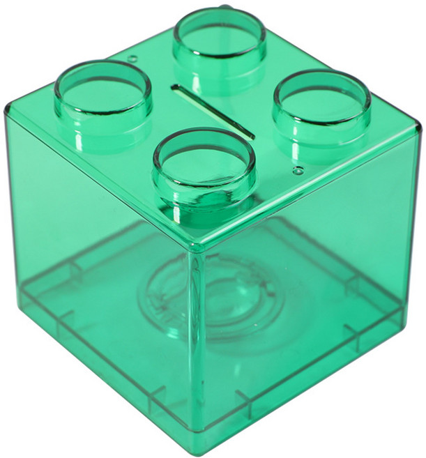 티지컴퍼니 블록 저금통, 그린, 1개