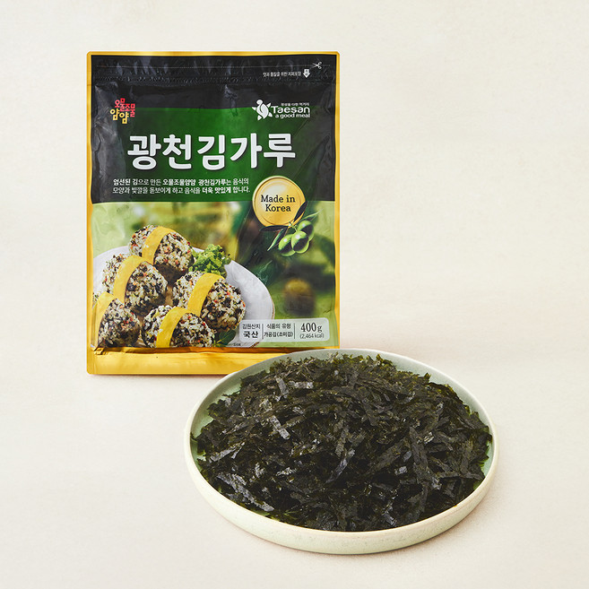 2위 - 오물조물얌얌 광천 김가루, 1개, 400g