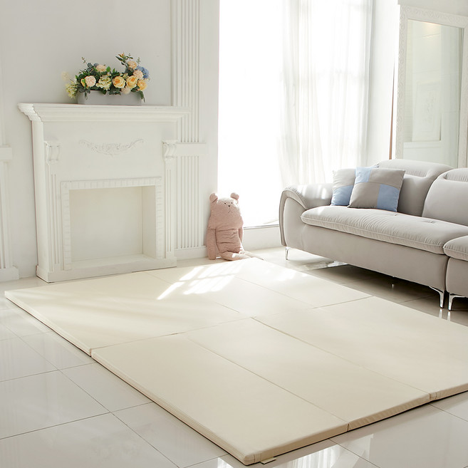 키즈아이유아용안심폴더매트일반형4단, 내추럴