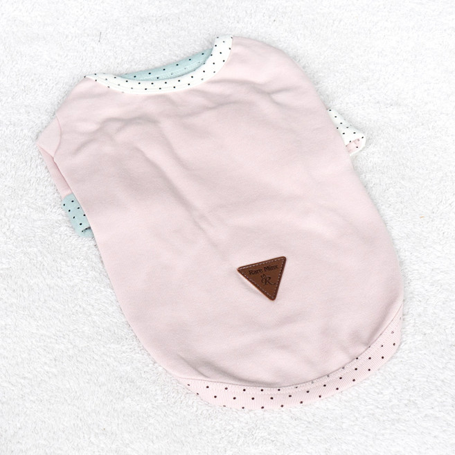 레어밍스 강아지 마카롱 후라이스 탑, PINK, 1개