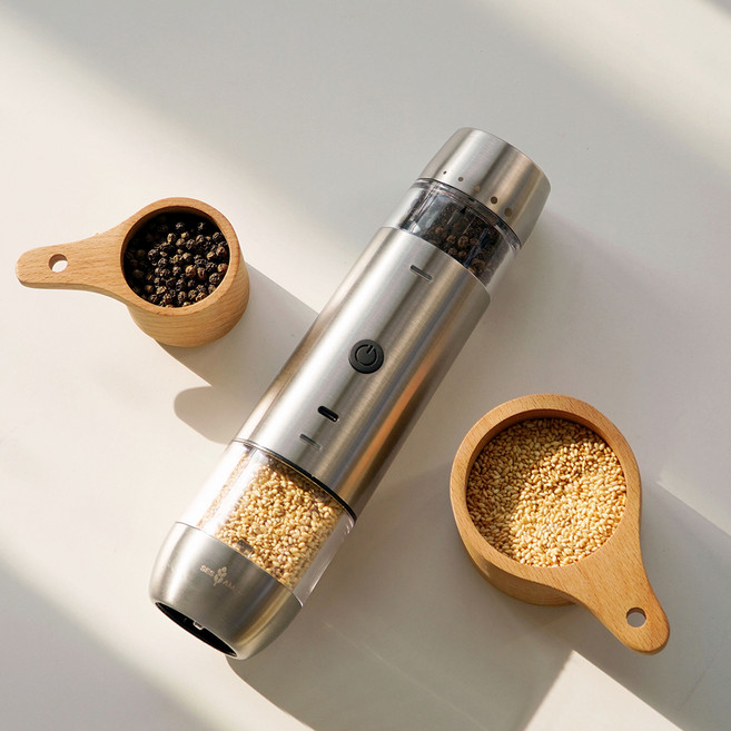 마리슈타이거 프로피 전동 깨 후추 듀오 그라인더, 1개