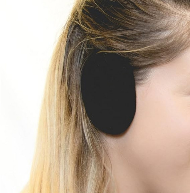 몬스터 스포츠 귀마개 2p, 블랙, 1개