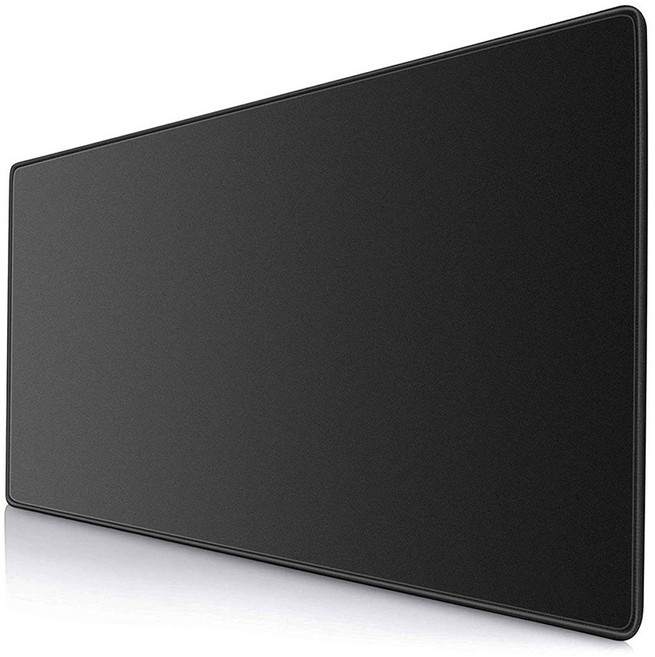 키보드 마우스 장패드 120 x 60 cm, 블랙, 1개