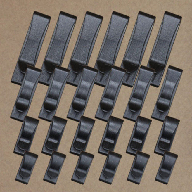 플라스틱 웨빙 고정 홀더, 1개, 블랙