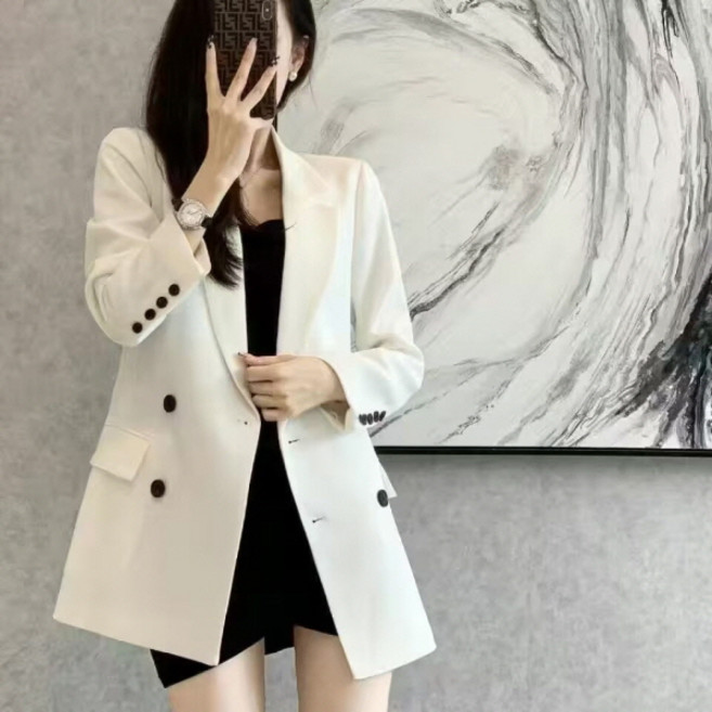 PEONIST 女款休閒西裝長版外套