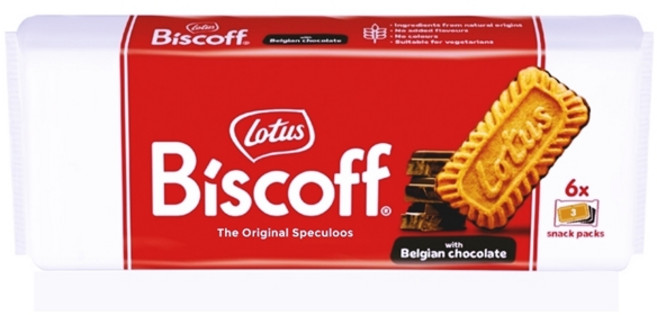 로투스 비스코프 위드 벨지안 초콜릿, 132g, 1개