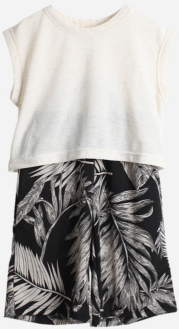 BOOMBOOMKIDS Merci Beaucoup 女童冰葉上下套裝 SS22S27