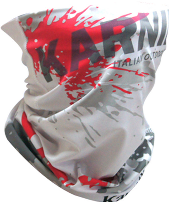 페인팅 쿨 멀티 스카프, 레드, 1개