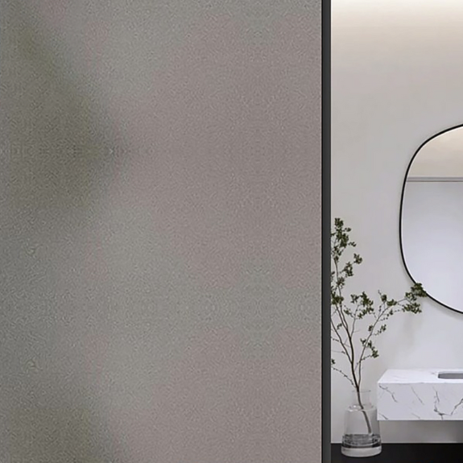 난리시스터즈 모래질감 유리 필름 창문 시트지, 애쉬