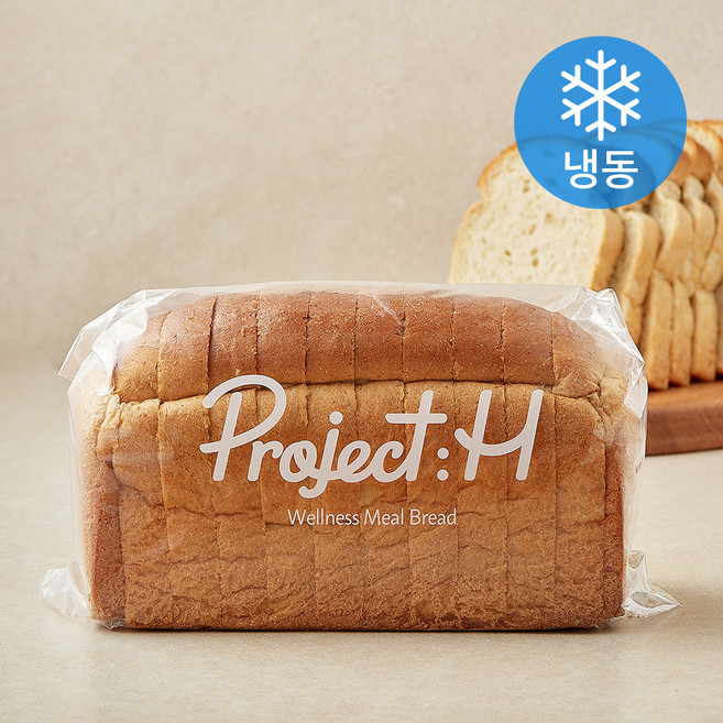 프로젝트H 고단백 저당 메밀식빵 (냉동), 305g, 1개