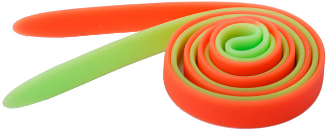 피닉스 투톤 실리콘밴드 PB-100, Orange + Green, 1개