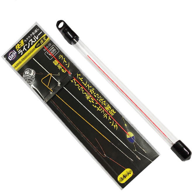 오아시 씨케이 쏙쏙이 라인 빼기 낚시 소품 3종, 야광화이트 + 형광레드 + 형광옐로우, 1세트