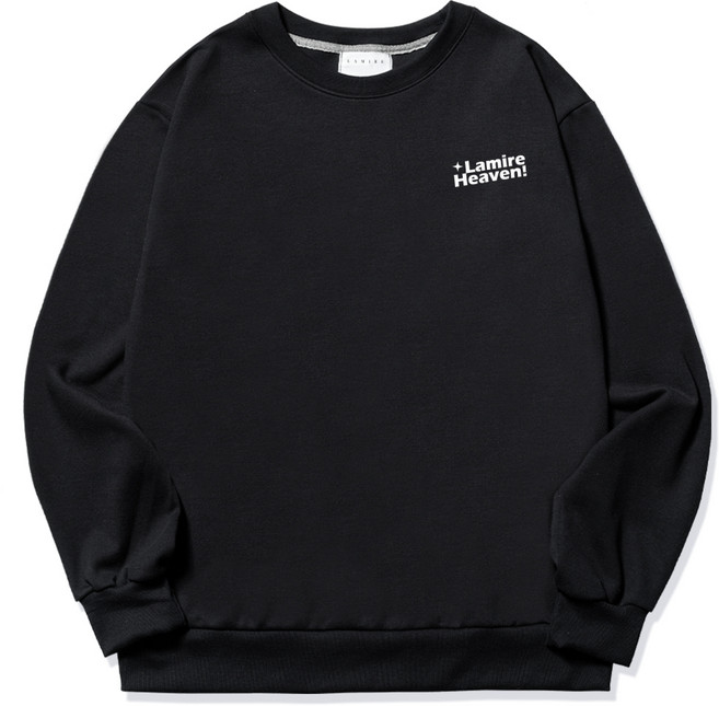 라미르 여성용 라미르 헤븐 스몰로고 오버핏 소프트 맨투맨