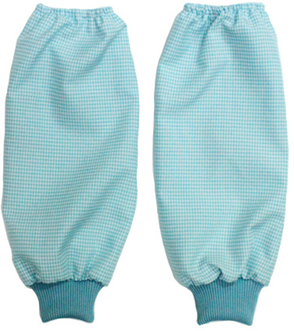 소아베 체크체크 방수 팔토시, 스카이블루