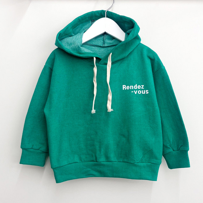 플레이몰 아동용 랑데부 후드 티셔츠