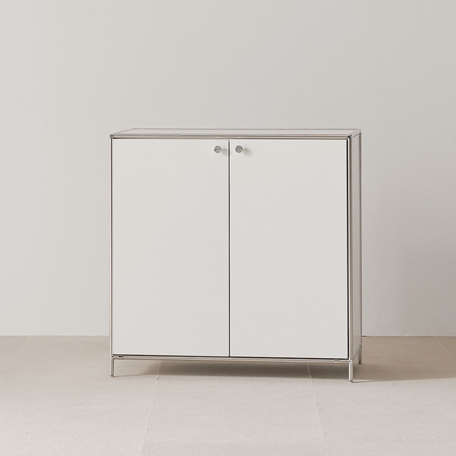 룸앤디 뉴모던 미드센츄리 모듈수납장 800 기본형 M4 방문설치, 화이트