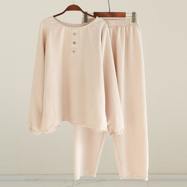 글램공감 여성용 버디 투피스 긴팔 상의 + 바지 잠옷 세트