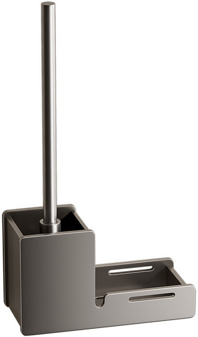 모나코올리브 무타공 아데니움 선반일체 변기청소솔, 티탄, 1개