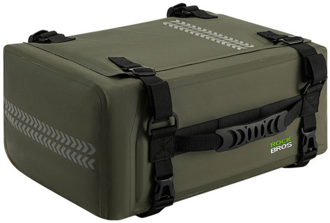 락브로스 오토바이 탑박스 리어백 30L AS-096, 아미그린