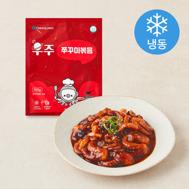 우주쭈꾸미 볶음 (냉동), 500g, 1개