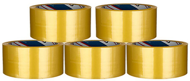 Bukwang Tape 重型包裝盒膠帶 62mic 40m, 透明, 5個