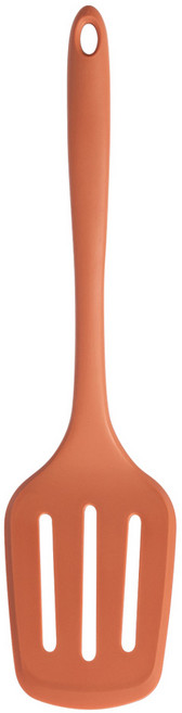 키친팩토리 플래티넘 실리콘 뒤집개 32.2 x 8 cm, 캐롯오렌지, 1개